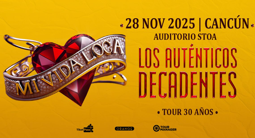 Los Auténticos Decadentes en Cancún